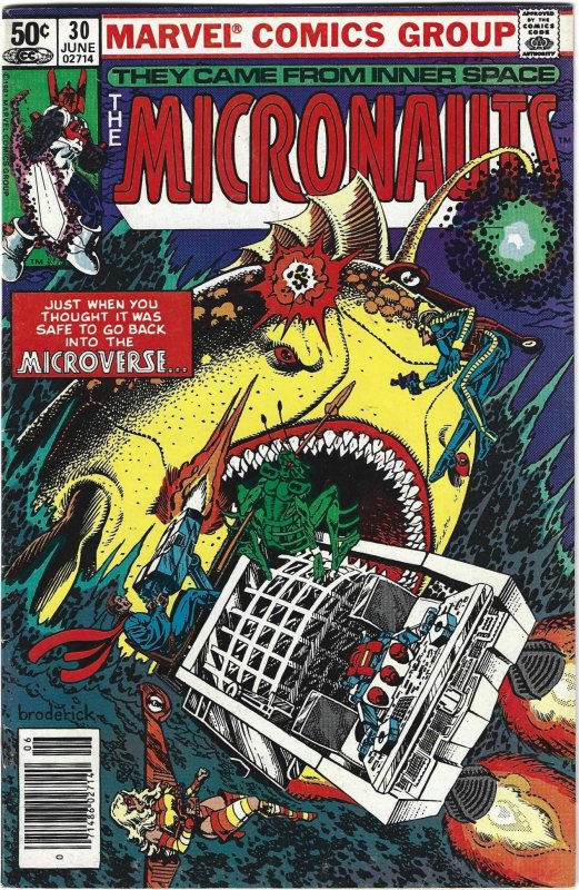 Micronauts #30 Newsstand Edition (1981)