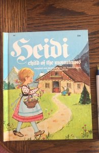 Heidi Child of the Mountains, 1977, wonder book, mint condition