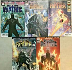 BLACK PANTHER#1-5 VF/NM LOT 2018 TA-NAHISI COATES  MARVEL COMICS