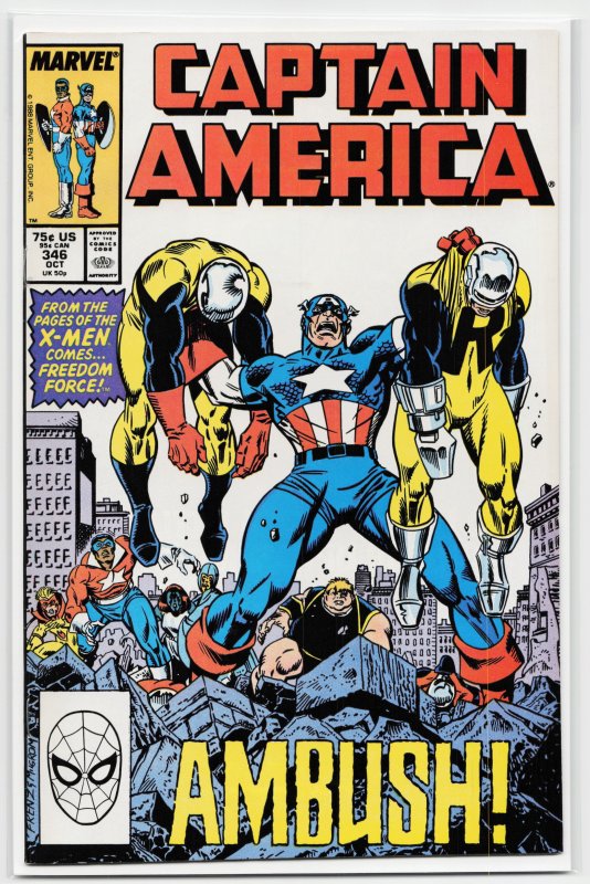 Captain America #346 (1988) Captain America