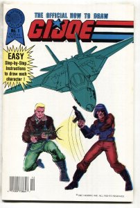 Official How To Draw G.I. Joe #1--1987--comic book--Blackthorne--VF