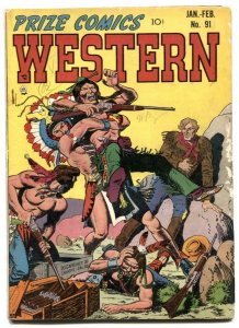 Prize Comics Western #91 1952-John Severin and Will Elder VG-