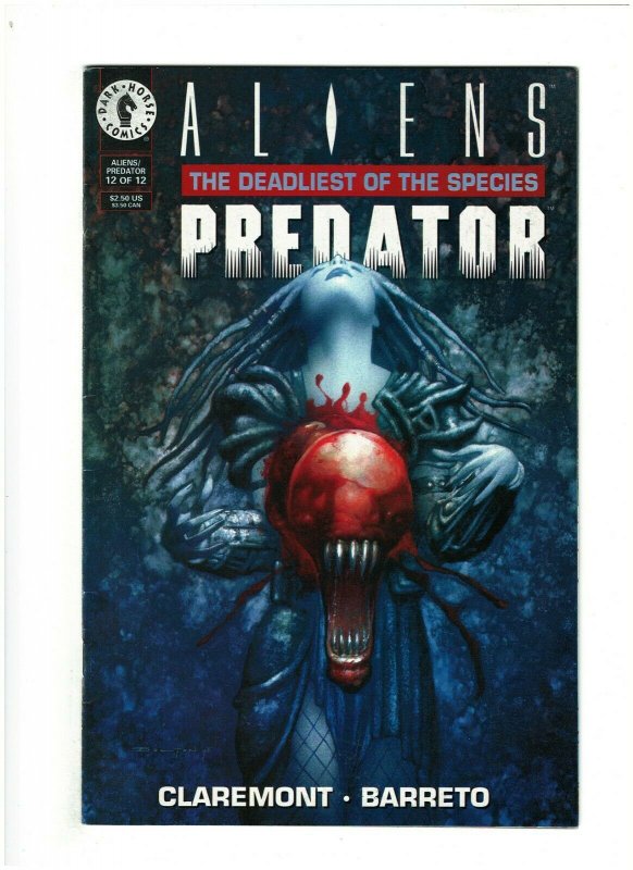 Aliens vs. Predator Deadliest of Species #12 VF 8.0 Dark Horse 1995 Claremont 