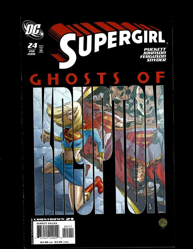 Lot of 13 Supergirl DC Comic Books #13 14 15 16 17 18 19 20 21 22 23 24 GK23