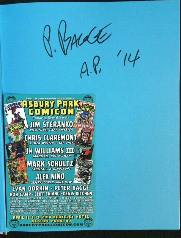 EVERYBODY'S STUPID EXCEPT ME HC BOOK SIGNED BY PETER BAGGE Fisherman Collection