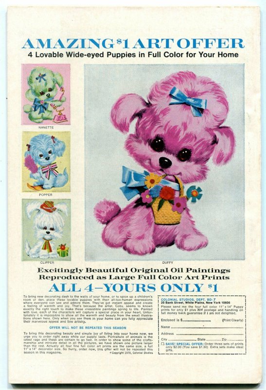 SPOOKY SPOOKTOWN #35 1970-HARVEY COMICS-CASPER WENDY VF