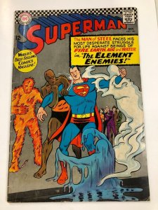 SUPERMAN 190 (October 1966) VG early Jim Shooter script, Wayne Boring, Swan  cvr