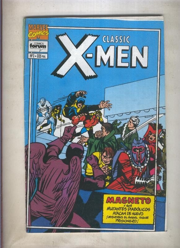 Classic X Men volumen 2 numero 03: Prisioneros: un hombre X  (numerado 3 en t...