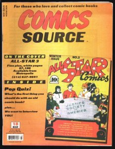 Comics Source #18 1995-Comics info-grading-Buy/Sell ads-VF