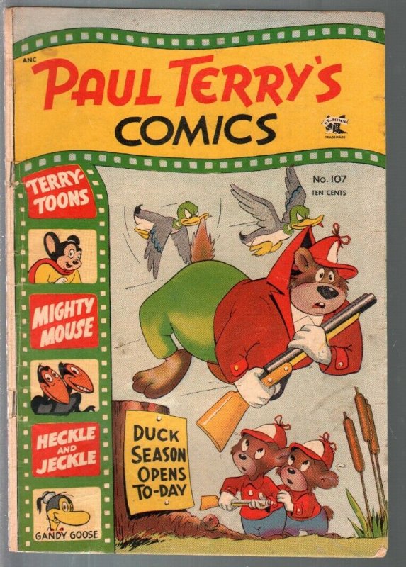 Paul Terry's Comics #107 1953-St. John-Mighty Mouse-Heckle & Jeckle-VG