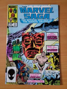 Marvel Saga #3 Direct Market Edition ~ NEAR MINT NM ~ 1986 Marvel Comics