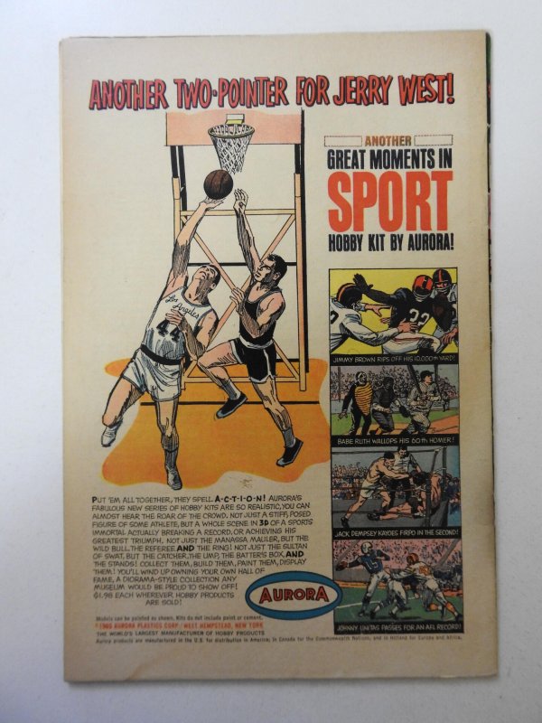 Thor #128 (1966) GD/VG Condition! Moisture damage, rusty bottom staple