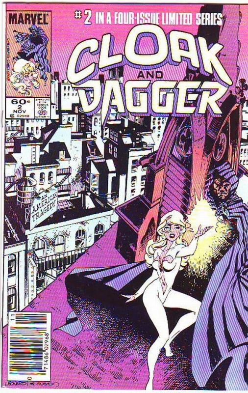 Cloak and Dagger #2 (Nov-83) NM- High-Grade Cloak, Dagger