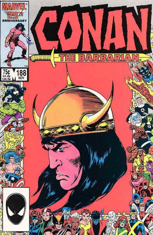 Conan the Barbarian #188 VF/NM; Marvel | save on shipping - details inside