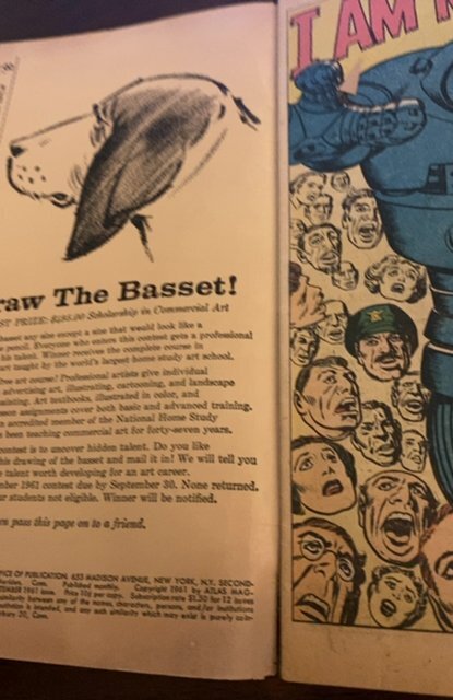 Amazing Adventures #4 (1961)I am X monster classic horror