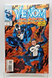 VENOM FUNERAL PYRE (1993) Featuring The PUNISHER 1st ISSUE Gold Foil NM+ 759606015467