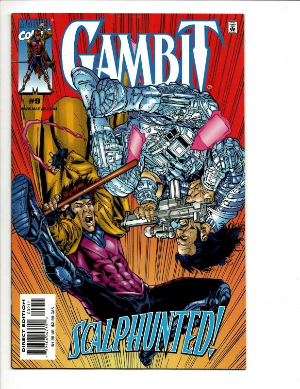 Lot Of 11 Gambit Marvel Comics # 1 2 3 1 2 3 4 6 7 8 9 Limited Series X-Men EK10