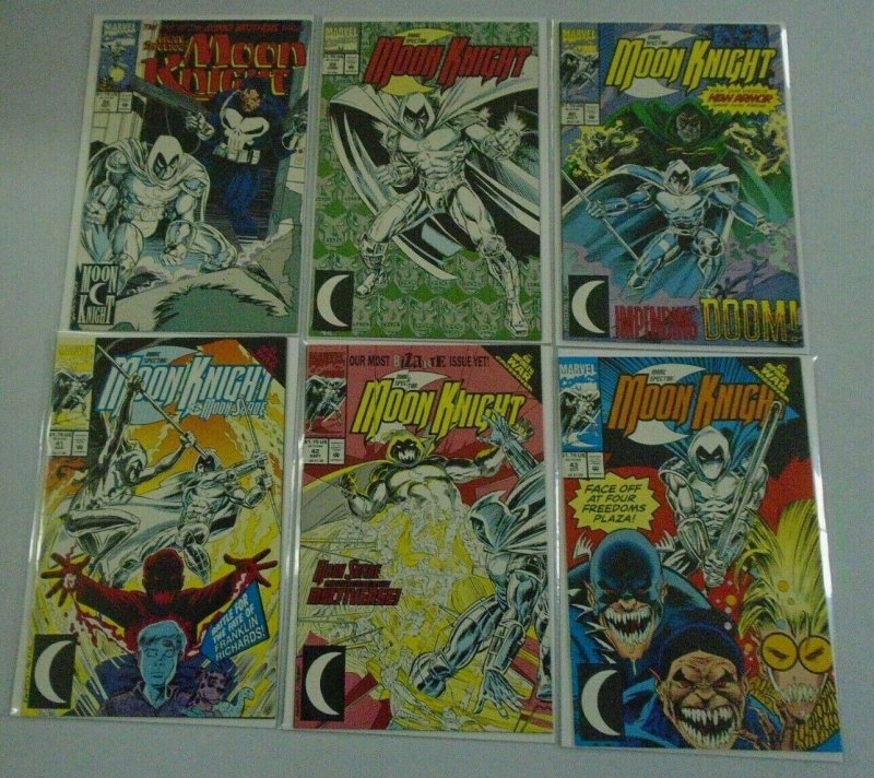 Marc Spector Moon Knight lot 17 different from #31-50 avg 8.0 VF (1991-93)