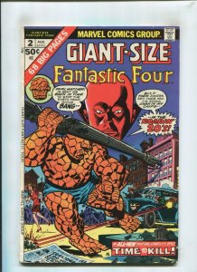 GIANT SIZE FANTASTIC FOUR #2 (7.5) TIME TO KILL 1974