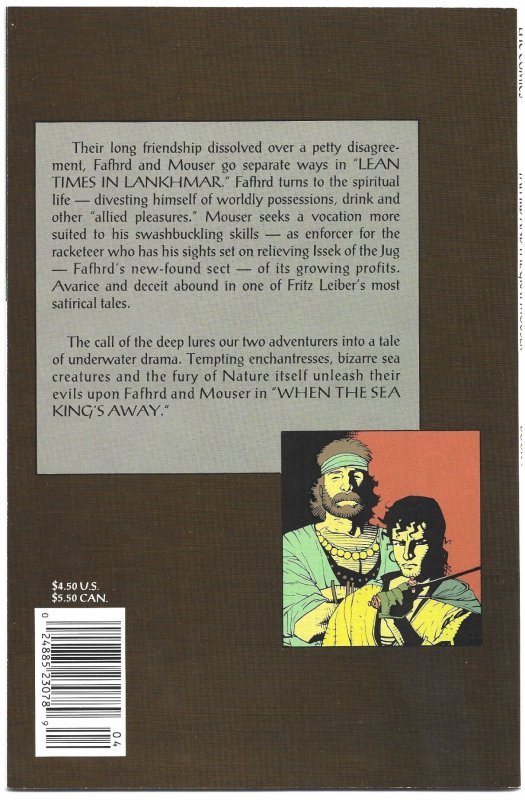 FAFHRD and the GRAY MOUSER 1 - 4 (1990-91) 8.5VF+  Complete Run! Mike Mignola!