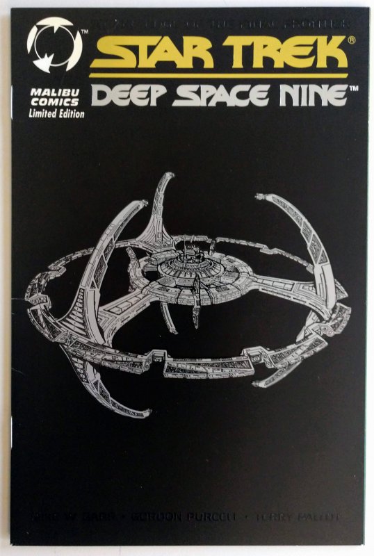Star Trek: Deep Space Nine #1 (VF+, 1993) Black Foil Cover Variant