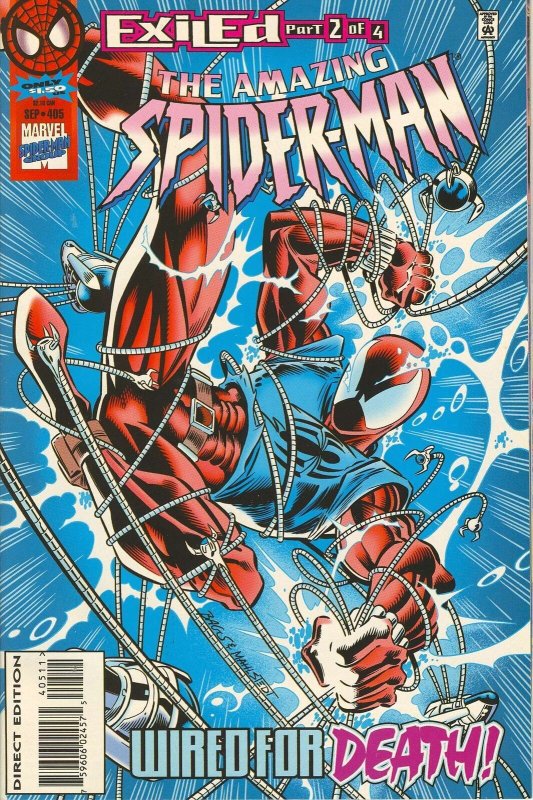 Amazing Spider-Man, The #405 FN; Marvel | Scarlet Spider - we