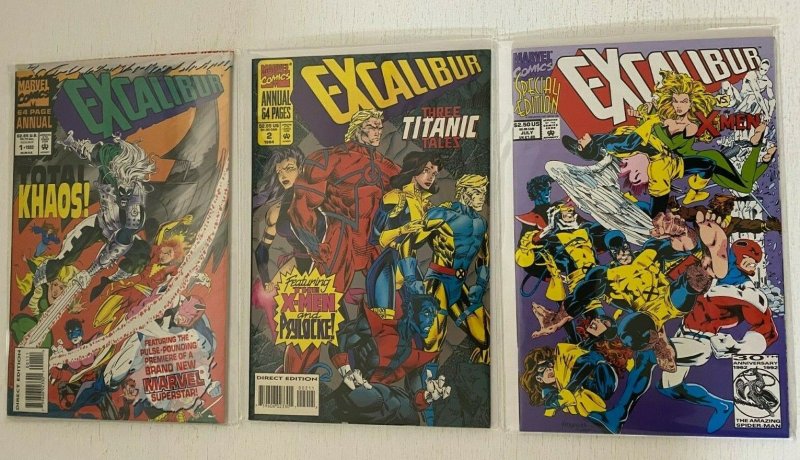 Excalibur lot #51-90 + 3 Extras Marvel 1st Series 43 pieces 8.0 VF (1992-'95) 