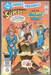DC Comics Presents #34 (1981, DC) Superman & the Shazam Family. VF/NM