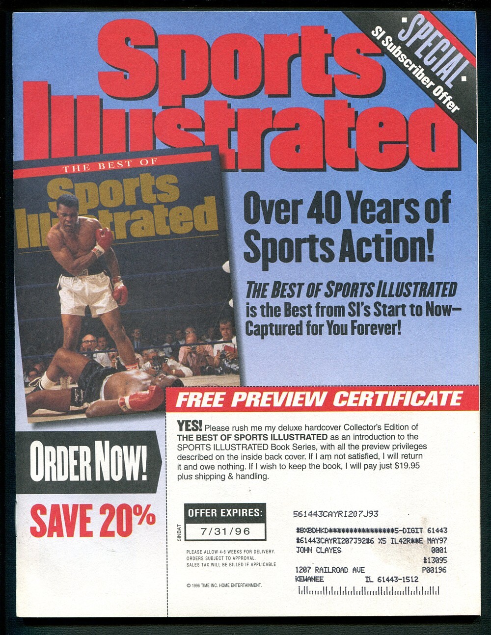 Back in Time: July 31 - Sports Illustrated