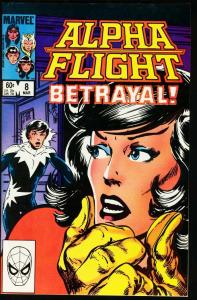 ALPHA FLIGHT #8-MARVEL COMICS-AURORA-JOHN BYRNE NM