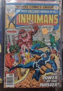 inhumans #   11  1976 MARVEL  DISNEY KEY  blackbolt  persuer