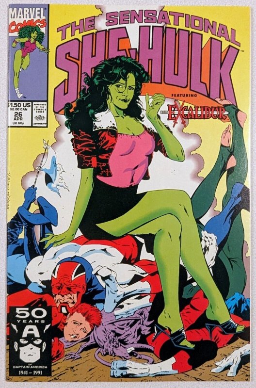 Sensational She-Hulk #26 NM 9.4 Excalibur Appearance Phoenix