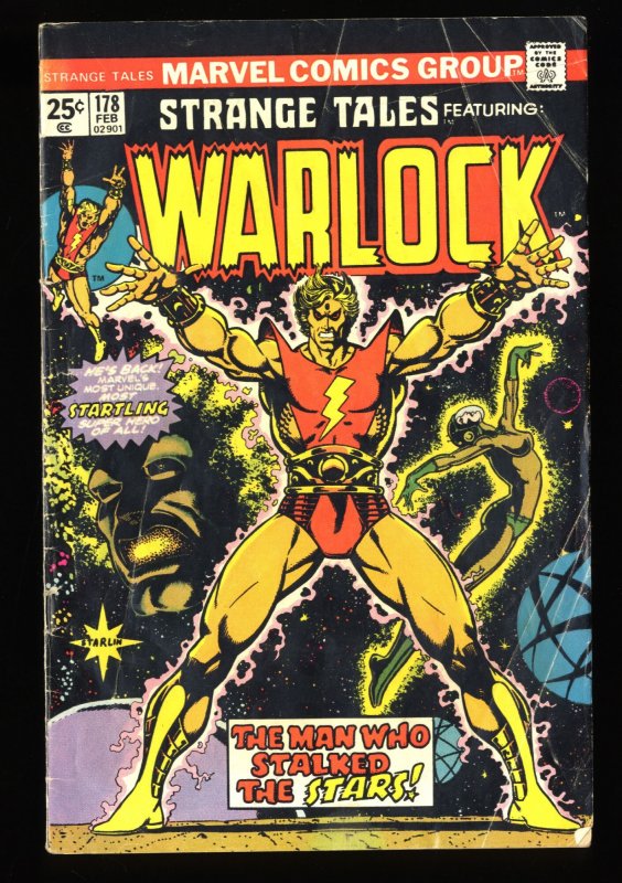 Strange Tales #178 VG- 3.5 Adam Warlock 1st Magus!