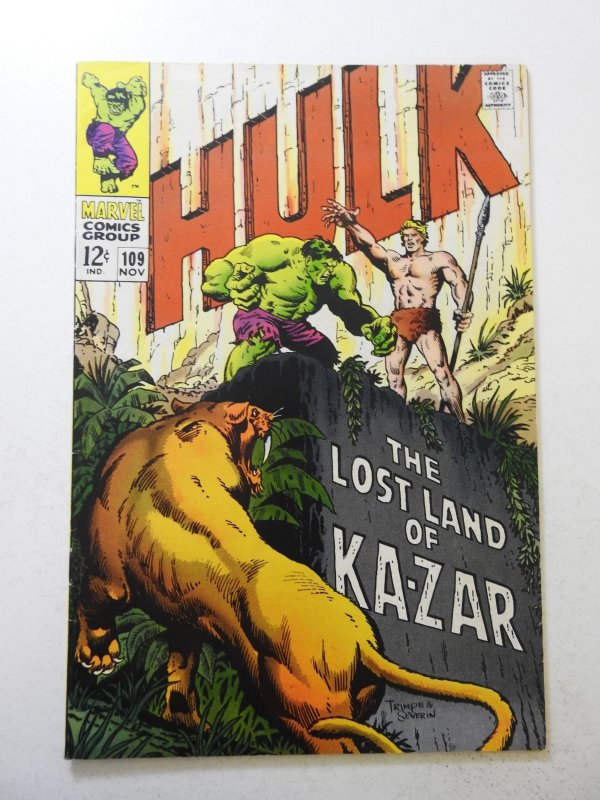 The Incredible Hulk #109 (1968) FN+ Condition!