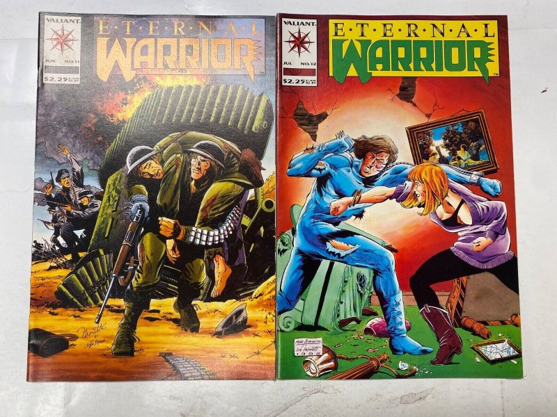 5 VALIANT comic books Eternal Warrior #11 12 13 14 15 55 KM31