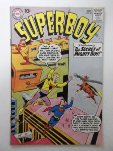 Superboy #85 (1960) VG/FN Condition! moisture stain, stamp fc