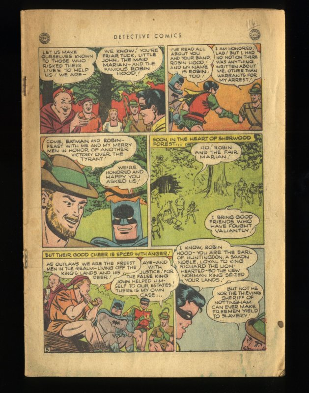 Detective Comics (1937) #116 Coverless Complete!