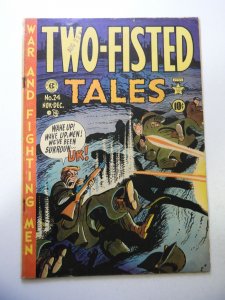 Two-Fisted Tales #24 (1951) VG+ Condition 1/2 spine split