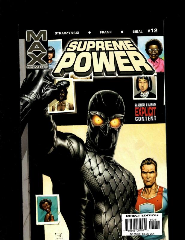 Lot of 10 Supreme Power Max Comic Books #9 10 11 12 13 14 15 16 17 18 HY7