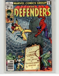 The Defenders #61 (1978) The Defenders