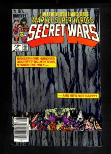 Marvel Super-Heroes Secret Wars #4 Newsstand Variant