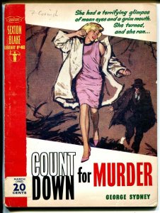 Sexton Blake Library #493 3/1962-Coutdown For Murder-George Sydney-U.K.-VG