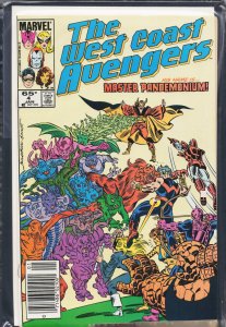 West Coast Avengers #4 Newsstand Edition (1985) West Coast Avengers / Avenger...