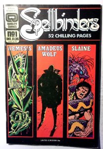 Spellbinders #1 (1986) Quality Comics Amadeus Wolf 1st Print Comic Book