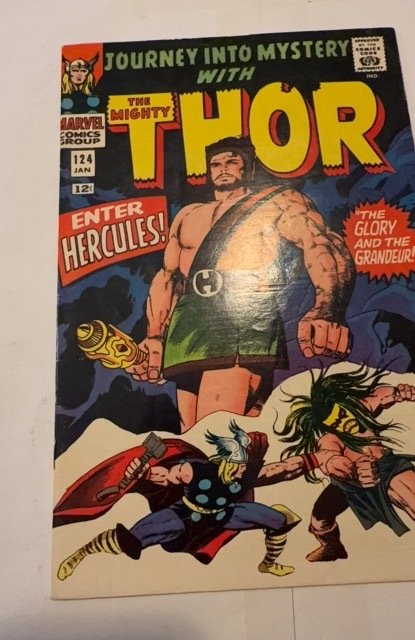 Journey Into Mystery #124 (1966)enter Hercules lee & Kirby