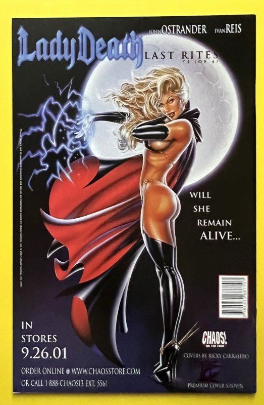LADY DEATH MEDIEVAL WITCHBLADE 1 (2001) B3