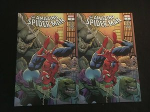 THE AMAZING SPIDER-MAN #1(2018) Two Copies in VFNM Condition