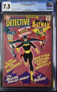DC Comics Detective Comics #359 CGC 7.5 1st Appearance Batgirl (Barbara Gordon)