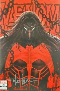 ??️ VENOM #27 VARIANT Signed by Tyler Kirkham w/ COA Trade Dress ? Crain skan