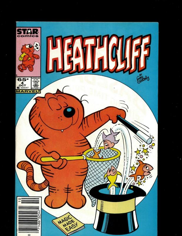 Lot Of 9 Comics Heathcliff # 2 3 4 5 7 8 9 10 Healthcliff's Funhouse # 10   WS2